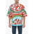 Dolce & Gabbana Cotton Blend Bowling Shirt With Carretto Motif Multicolor