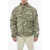 The North Face Dryvent Camouflage Patterned Windbreaker With Utility Pocket Military Green
