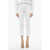 MSGM 3 Pocket Slim Fit Pants With Hidden Closure White
