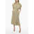 Max Mara Sfilata Double-Breasted Girello Trench Dress With Short Slee Beige