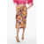Dries Van Noten Floral Patterned Skirt With Ruffled Detail Multicolor
