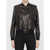 Salvatore Santoro Leather Bomber Jacket BLACK