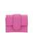 JACQUEMUS 'Le Compact Bambino' Pink Wallet with Magnetic Closure in Leather Woman PINK
