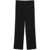 TOTÊME TOTEME Relaxed Straight Trousers Black