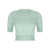 Antonino Valenti Antonino Valenti 'Leonora Carrington' Crop Sweater GREEN