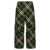 Burberry Burberry Check Pants GREEN