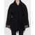 Balenciaga Fringe Coat Black