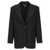 Elisabetta Franchi Elisabetta Franchi Double-Breasted Wool Blazer Black