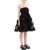 SIMONE ROCHA Tulle Dress With Bows And Embroidery. BLACK BLACK