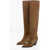 SONORA Suede Acapulco Boots With Heel 8Cm Brown