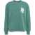 BACKSIDECLUB Sweatshirt with embroidered logo Green