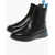 Hogan Patent Leather Chelsea Booties With Sole 4,5Cm Black