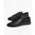Saint Laurent Leather Brooklyn Low-Top Sneakers Black