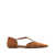 TOTÊME TOTÊME THE T-STRAP FLAT SHOES BROWN