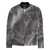 M44 LABEL GROUP M44 LABEL GROUP CRINKLE BOMBER JACKET WITH GRAPHIC PRINT BLACK