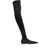 Dolce & Gabbana Dolce & Gabbana Stretch Jersey Over-The-Knee Boots Black