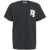 BACKSIDECLUB T-shirt with embroidered logo Black