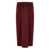 ESSENTIEL ANTWERP ESSENTIEL ANTWERP FONDUE BURGUNDY MIDI SKIRT Red