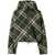 Burberry BURBERRY Check motif hooded jacket GREEN