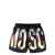 Moschino MOSCHINO All-over logo print swimsuit NERO E ROSA