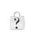 Moschino MOSCHINO Question mark bag WHITE