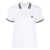 Moncler MONCLER Polo shirt with striped details WHITE