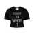 Moschino Moschino T-Shirt With Rhinestones BLACK