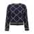 TWINSET Twinset 'Chains' Cardigan BLUE