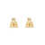 Marc Jacobs MARC JACOBS EARRINGS "ST. MARC" GOLD