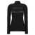 MSGM Msgm Organza Insert Sweater Black