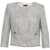 Elisabetta Franchi Lurex tweed jacket Silver