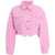 Blugirl Cropped jacket in denim Pink