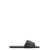 Prada Prada Leather Slides Black