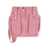 Blumarine Pink Medium Waist Miniskirt in Cotton Woman PINK