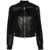 Peuterey PEUTEREY Choisya leather bomber jacket BLACK