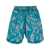 Aries ARIES Abstract pattern elasticated shorts BLUE