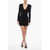 Versace V-Neckline Corset Dress Black