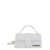 JACQUEMUS 'Le Bambino' White Handbag with Removable Shoulder Strap in Leather Woman WHITE