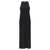 Saint Laurent Saint Laurent Crepe Satin Maxi Dress Black