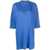 Majestic Filatures MAJESTIC FILATURES 3/4 sleeve linen blend tunic dress BLUE