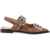 Ganni Slingback Flats FOSSIL