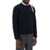 Thom Browne Cotton Pullover With Rwb Stripe NAVY