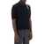 Thom Browne Cotton Knit Polo Shirt With Rwb Stripe NAVY