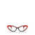 ALAIN MIKLI Alain Mikli Eyeglasses NOIR NACREE/ROUGE NACREE