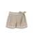 Alberta Ferretti Beige Striped Shorts in Cotton Woman BEIGE