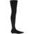 Dolce & Gabbana Stretch Jersey Thigh-High Boots NERO