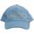 Liu Jo Baseball cap with rhinestone logo Blue