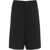 Nine in the morning Bermuda shorts "Basil" with drawstring Black