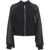 Disclaimer Track jacket with tulle insert Black