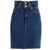 RE/DONE 'Double Waisted Pencil' Re Done x Levi's skirt Blue